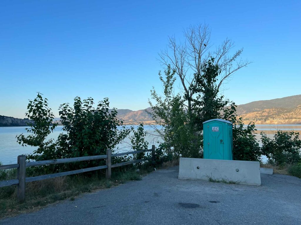 Parking at Penticton's nude beach